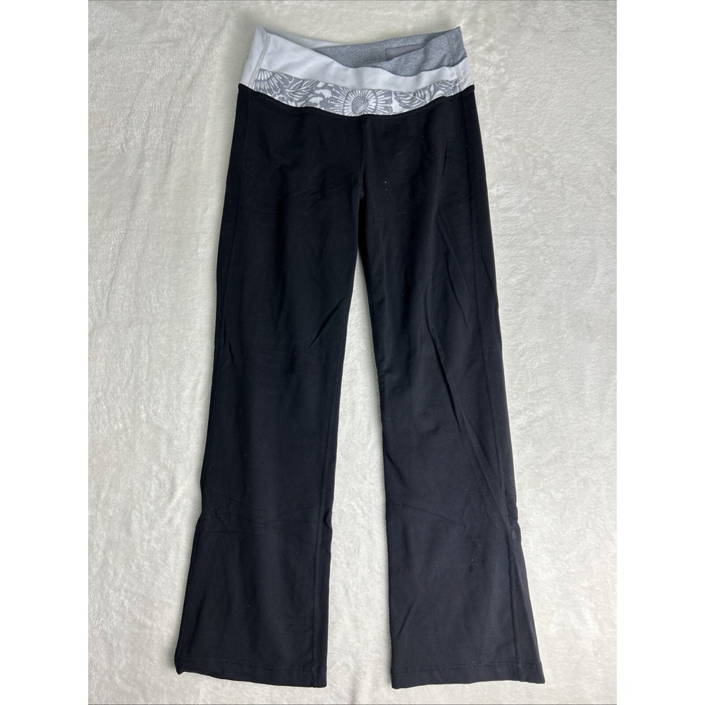LULULEMON Women Astro Pants 6 Reg Yoga Gym Fitness Exercise Leggings Black